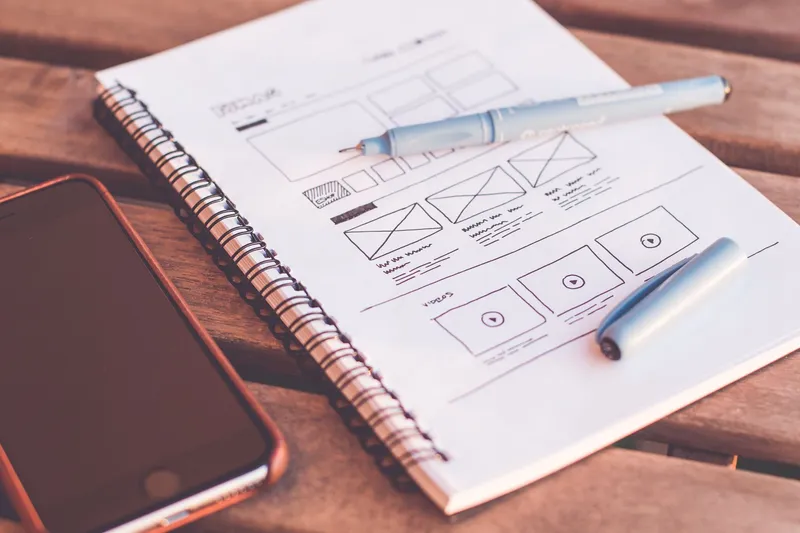 Proceso de diseño UX/UI con wireframes